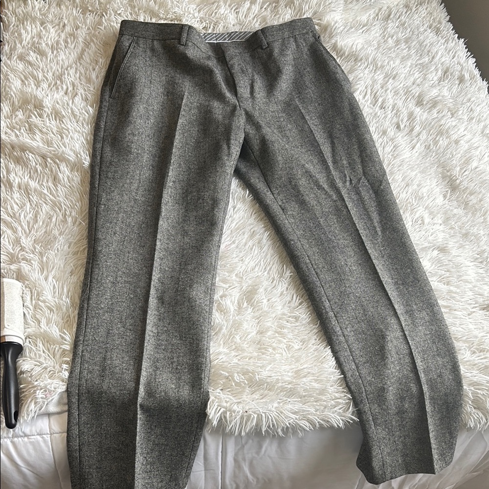 Banana Republic wool blend dress trousers 33/30 tailored slim fit